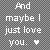 Static pixel art icon displaying white text on a transparent background with a small heart symbol.