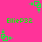 Green pixelated text and geometric shapes on a bright pink background, with repeated patterns of squares and dots.