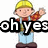 Pixelated cartoon character in yellow hard hat and blue overalls waves with right hand, text overlays change across frames.