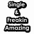 Pixelated black-and-white icon with text blocks and a date stamp, featuring 'Single Freakin Amazing' above 'BEST DAY EVER!' on white background and '9/14/08' on split black-gray background.
