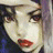 Pixelated anime-style character face with red lips and purple hair on left, black background with white text "Anime IM" and stylized "C0M" on right.