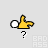 Pixelated yellow hand with white circular eye, red 'badass buddy .com' text, and question marks on gray background.