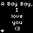 Pixel art displays repeated text and symbols on black background with gray corner, showing animation changes in heart and star counts.