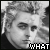 grayscale cartoon-style character faces with changing red text below each face, forming phrases like 'WHAT IS IT ABOUT YOU THAT I ADORE' and ending with a checkered pattern