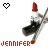 Pixelated icon shows red lipstick with black base, white middle section, and brown tip; two heart symbols above the icon in different states.