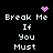 A 4-frame animated contact sheet showing a pixel art icon with repeated text and pink heart/sparkle animations on black background.