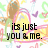 Pixelated cartoon character with brown hair and yellow eyes, surrounded by colorful abstract shapes on a white background.