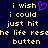 Yellow pixelated text on dark blue background with purple heart symbol, displaying 'i wish i could just hit the life resume button' in two identical