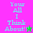 Pixelated text "Your All I Think About!" with a star symbol on a split background of pink and green, transitioning to a gray background with double exclamation marks.