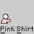 Pixel art buddy icon with pink-shirted and yellow-shirted figures holding hands, displaying speech bubbles with text like "dude!" and "thats a..."