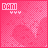 Pixelated pink background with 'DANI' text and heart icons, showing animation changes in heart count