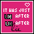 A 4-frame contact sheet of a pink animated buddy icon with pixelated text and heart symbols, showing frame-to-frame changes in the heart symbol's fill state.