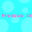 Pixelated text 'Freakkk =] Freakkk =]' in pink on a light blue background with white circular shapes.