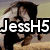 six with horse imagery and text reading "JessH5 Loves Horses And She Will forever!" in bold white letters with black outlines