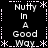 Black background with white pixelated text and symbols arranged in a pattern, displaying repeated phrases and decorative elements