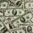 Pixelated image of US dollar bills on left, green text on right reads '$$$$$ I LIKE MONEY $$$$$' in blocky font.