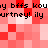 Pixelated text repeats 'my bffs kouy bffs kourtney! ily' over a red and white checkered background with visible pixelation.