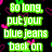 Pixelated text in green, pink, blue, and yellow on black background with scattered heart shapes.