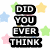 Six black text blocks on white background with pastel stars, each block containing stacked phrases about hypotheticals and missed connections.
