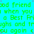 Animated text repeats 'good friend' and 'Best Fri' with green letters on cyan background, featuring repeated 'you again' phrases in a pixelated style.