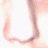 Pixelated close-up of a human nose on the left, with pixelated text reading 'savannahs nose is cooler than yura' on a gradient background.