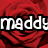 Four distinct visual display text and patterns: a red rose, pink glittery hearts, horizontal stripes, and vertical rainbow stripes