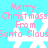 Pixelated holiday-themed icon with pink text and white snowflakes on a cyan background, repeating across four quadrants.