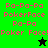 Pixelated text and symbols on green and black backgrounds with a star changing from black to green.