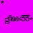 identical pixelated icons on a bright pink background, each featuring stylized text and small stars in various positions