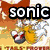 Animated icon with six showing character and text changes: Sonic, 'sonicboom', 234, Batman, masked figure, Mario-Peach heart frame