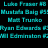 A static image displays a of names in cyan text on black background with partial gray area