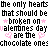 Animated text repeats 'the only hearts that should be that should be that should be broken on valentines day are the chocolate ones' with pink heart symbols replacing words.