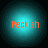 Four identical circular icons with teal gradient backgrounds display the word "Peckish" in orange pixelated text.