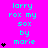 A bright pink background displays repeated cyan text 'larry rox my sox by marie' with black heart symbols in three vertical , each showing different numbers of hearts