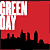 Static pixel art icon featuring bold red background with white text and black city skyline silhouette at bottom.