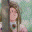 Animated sequence of a character with long brown hair in multiple poses against layered green and purple backgrounds, transitioning through facial expressions.