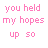 Pixelated text and stylized words arranged in a with animated color changes