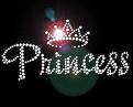 Static buddy icon featuring a crown and text rendered in rhinestone-style dots on black background with lens flare effect.