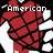 Pixelated red and white hand with text above it, showing three variations of the phrase 'American Idiot Green Day' in different positions.