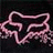 Pixelated pink fox head outline on dark background with 'FOX', 'FOR', and 'GIRLS' text in light purple pixel font.