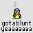 Pixel art character in yellow shirt with smoke above head, repeated across with text 'gotablunt yeaaaaaaa' below each instance