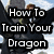 A four- of pixelated images with text overlays showing a character with brown hair, a black dragon, and promotional text for 'How To Train Your Dragon' in 3D or 2D