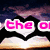 Animated icon shows text changing between pink, cyan, purple, and white colors against a sunset sky with clouds.