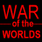 Red text reads 'WAR of the WORLDS' and 'The #1 Movie' above two globe icons, with pixelated movie scenes below.
