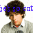 A person with curly brown hair wearing a light gray collared shirt appears in four , each showing different blue pixelated text above the head
