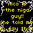 Yellow pixelated text on black background with white crack-like patterns, repeating phrases and parentheses.