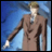 Pixelated figure in brown coat with light hair against blue background, next to black with white text "Anime IM" and "com"