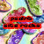 Pixelated image with red text reading "Pads are Pads" over a colorful abstract background of green, blue, purple, and pink shapes.