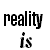 Black and white text-based animation showing the phrase 'reality is lack of alcohol only an illusion caused by' with varying font styles, some words blurred or pixelated.