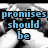 Pixelated text reads 'promises should be' in cyan and 'FOREVER' in pink with a pink heart symbol on a grayscale background.